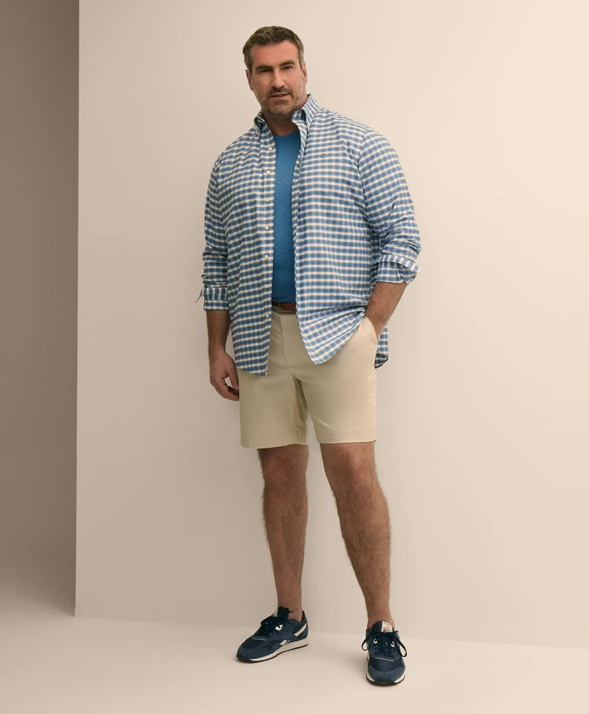 Big & Tall 10" Flat Front Stretch Advantage Chino® Shorts | Brooks Brothers on sale