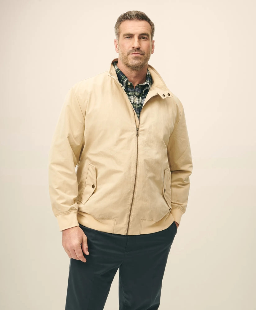 Big & Tall Bomber Jacket in Cotton Blend | Brooks Brothers discount