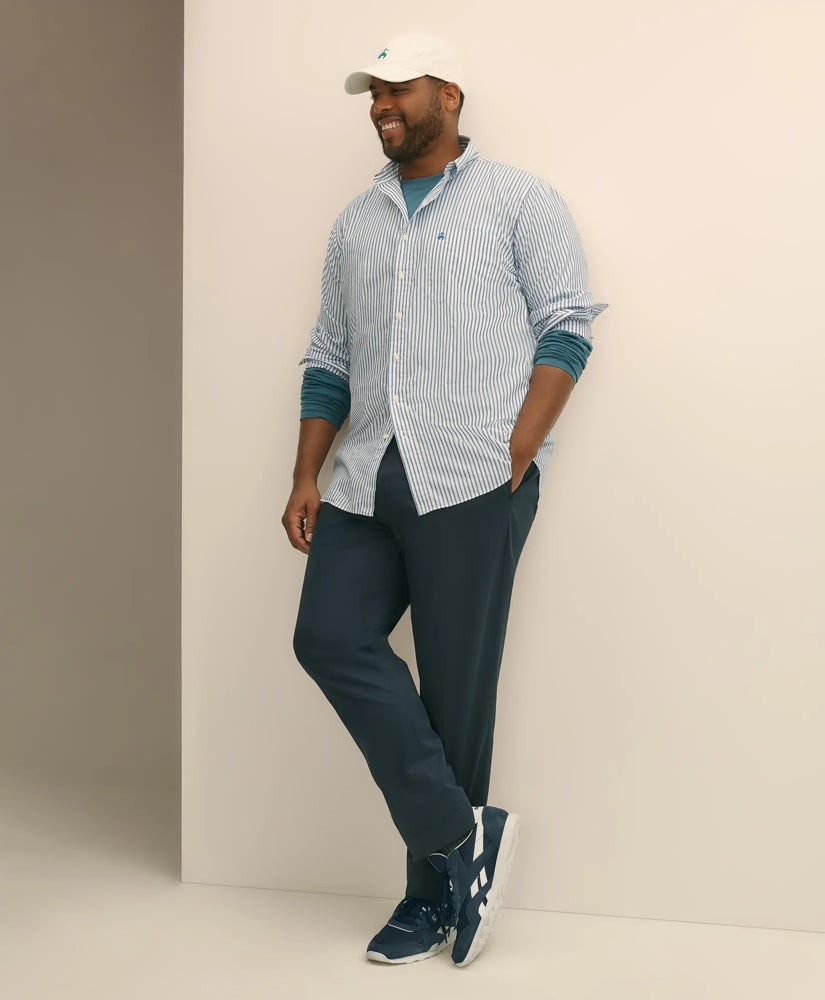 Big & Tall Friday Shirt, Poplin Bengal Stripe | Brooks Brothers discount