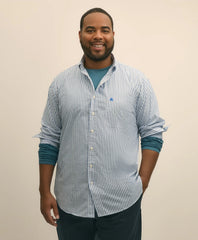 Big & Tall Friday Shirt, Poplin Bengal Stripe | Brooks Brothers discount
