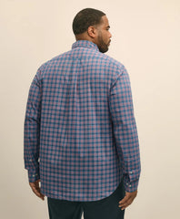 Big & Tall Friday Shirt, Poplin Plaid | Brooks Brothers on sale