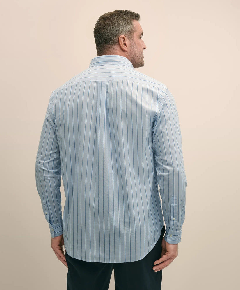 Big & Tall Friday Shirt, Poplin Stripes | Brooks Brothers online