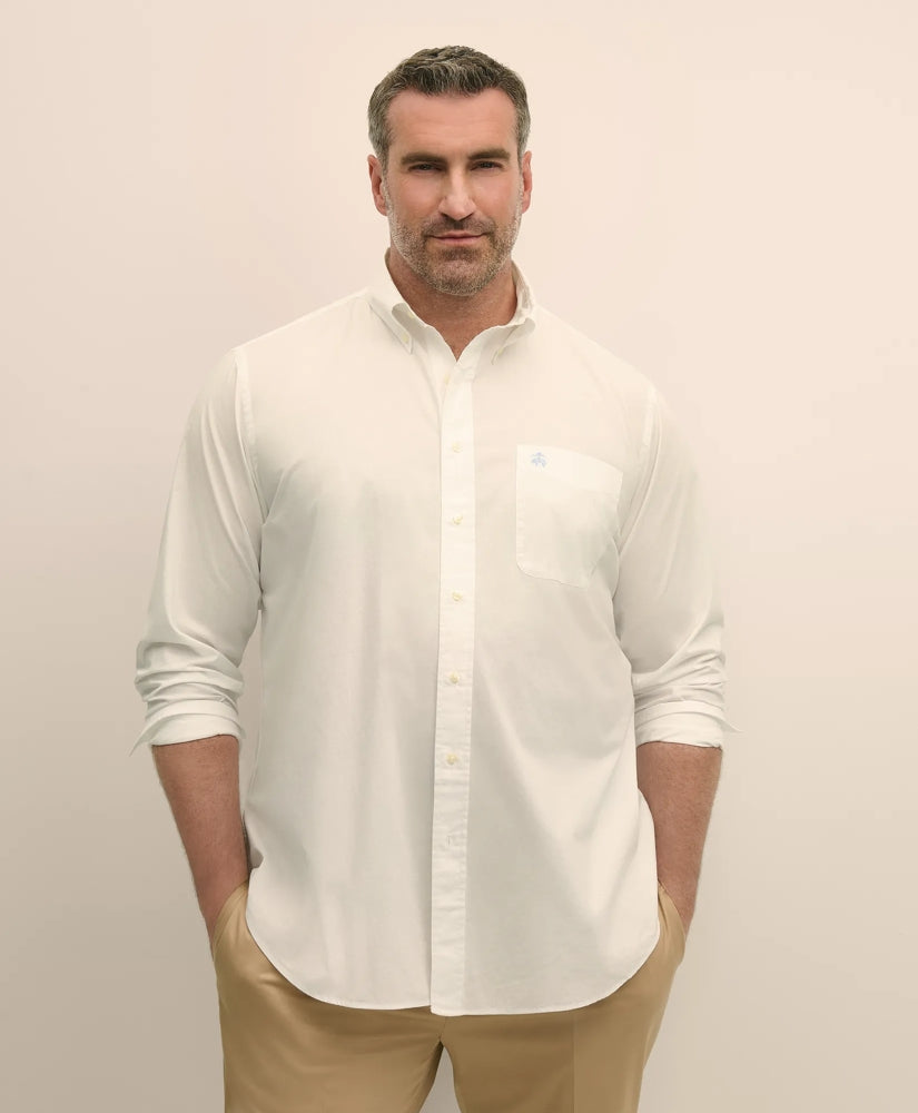 Big & Tall Friday Shirt, Poplin | Brooks Brothers on sale