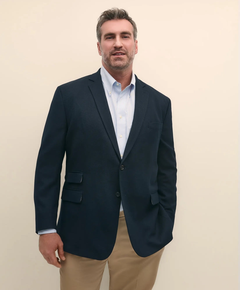 Big & Tall Hopsack Blazer | Brooks Brothers discount