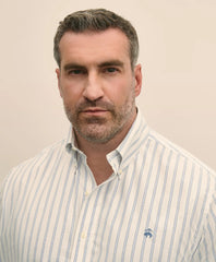 Big & Tall Stretch Cotton Non-Iron Oxford Polo Button Down Collar, Outline Stripe Shirt | Brooks Brothers online