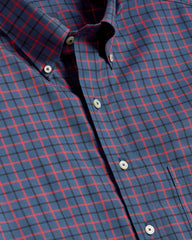 Big & Tall Stretch Supima® Cotton Non-Iron Twill Polo Button Down, Windowpane Sport Shirt | Brooks Brothers discount