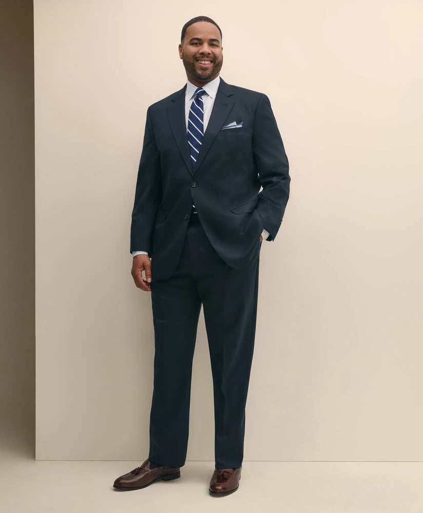 Big & Tall Stretch Wool Two-Button 1818 Suit | Brooks Brothers sale