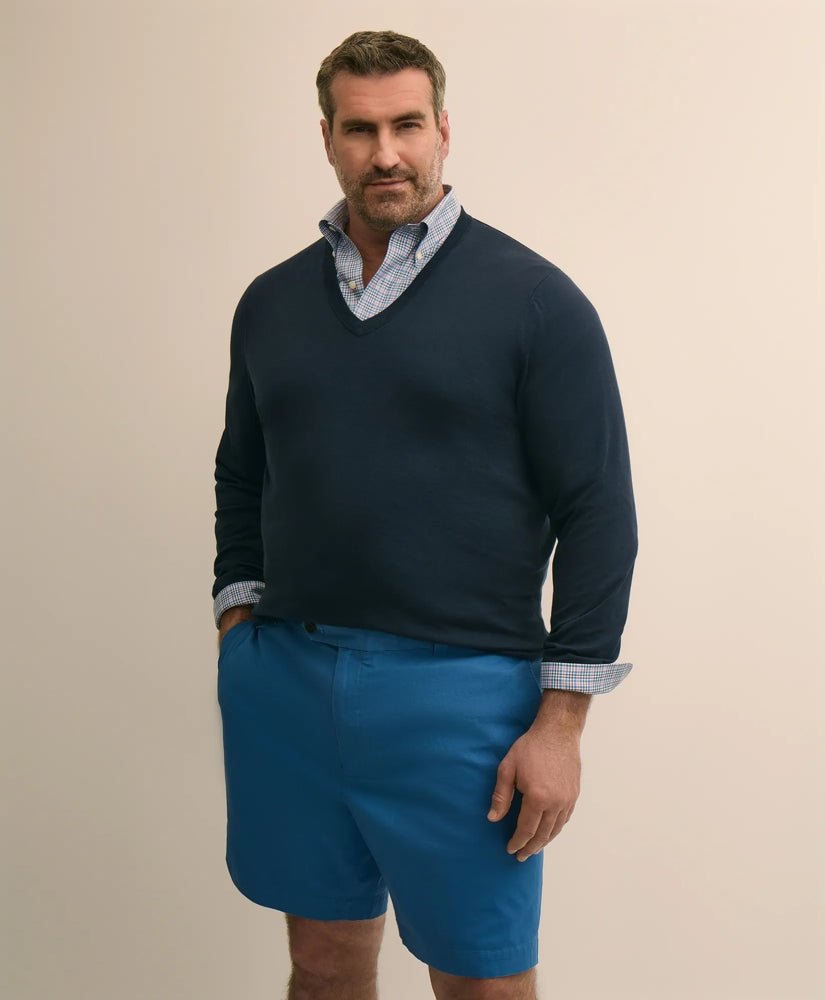 Big & Tall Supima® Cotton V-Neck Sweater | Brooks Brothers cheap