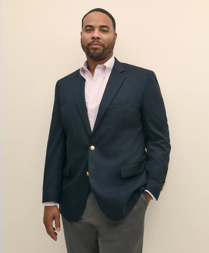 Big & Tall Two-Button 1818 Blazer | Brooks Brothers online