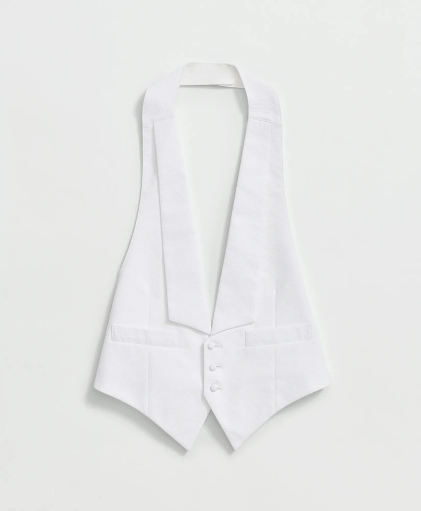 Black Fleece Formal Vest in Cotton Pique | Brooks Brothers discount