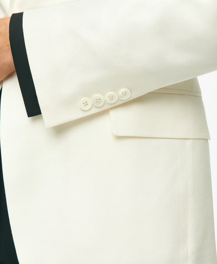 Black Fleece Peak Lapel Dinner Jacket in Silk Dupioni | Brooks Brothers sale