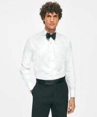Black Fleece Pique Bib Londoner Collar Tuxedo Shirt in Sea Island Cotton | Brooks Brothers cheap