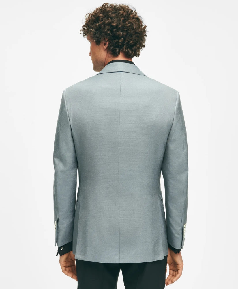Black Fleece Shawl Collar Dinner Jacket in Silk Hopsack | Brooks Brothers online