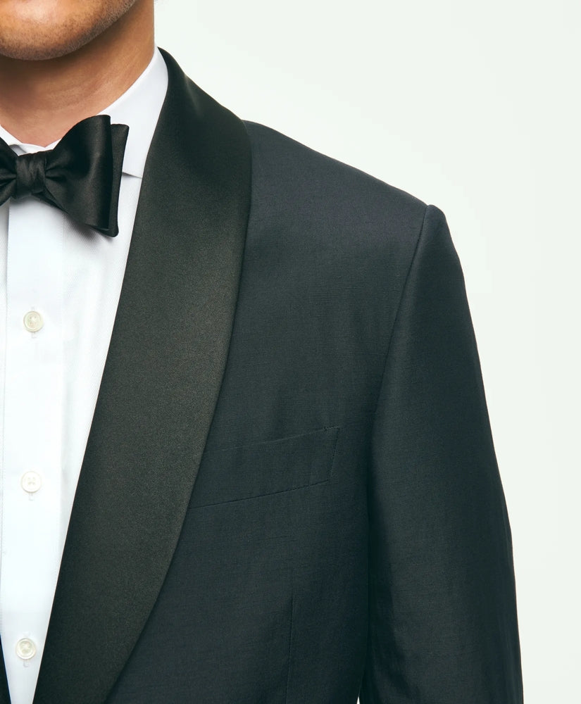 Black Fleece Shawl Collar Tuxedo in Silk-Linen | Brooks Brothers cheap