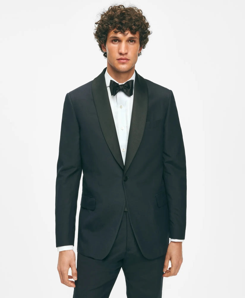 Black Fleece Shawl Collar Tuxedo in Silk-Linen | Brooks Brothers cheap