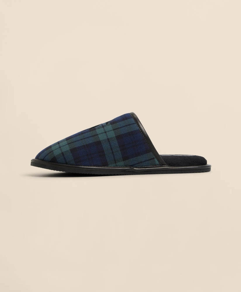 Black Watch Golden-Fleece-Emblem Slippers | Brooks Brothers cheap
