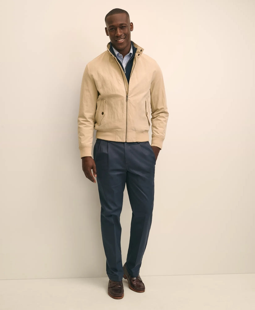 Bomber Jacket in Cotton Blend | Brooks Brothers sale