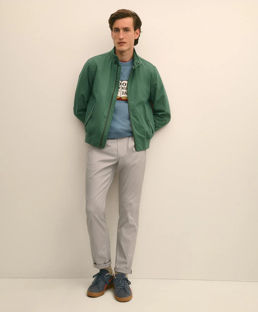 Bomber Jacket in Cotton Blend | Brooks Brothers sale