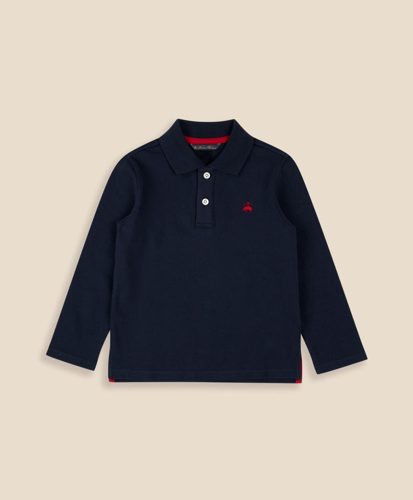 Boys Cotton-Blend Pique Polo Shirt | Brooks Brothers sale