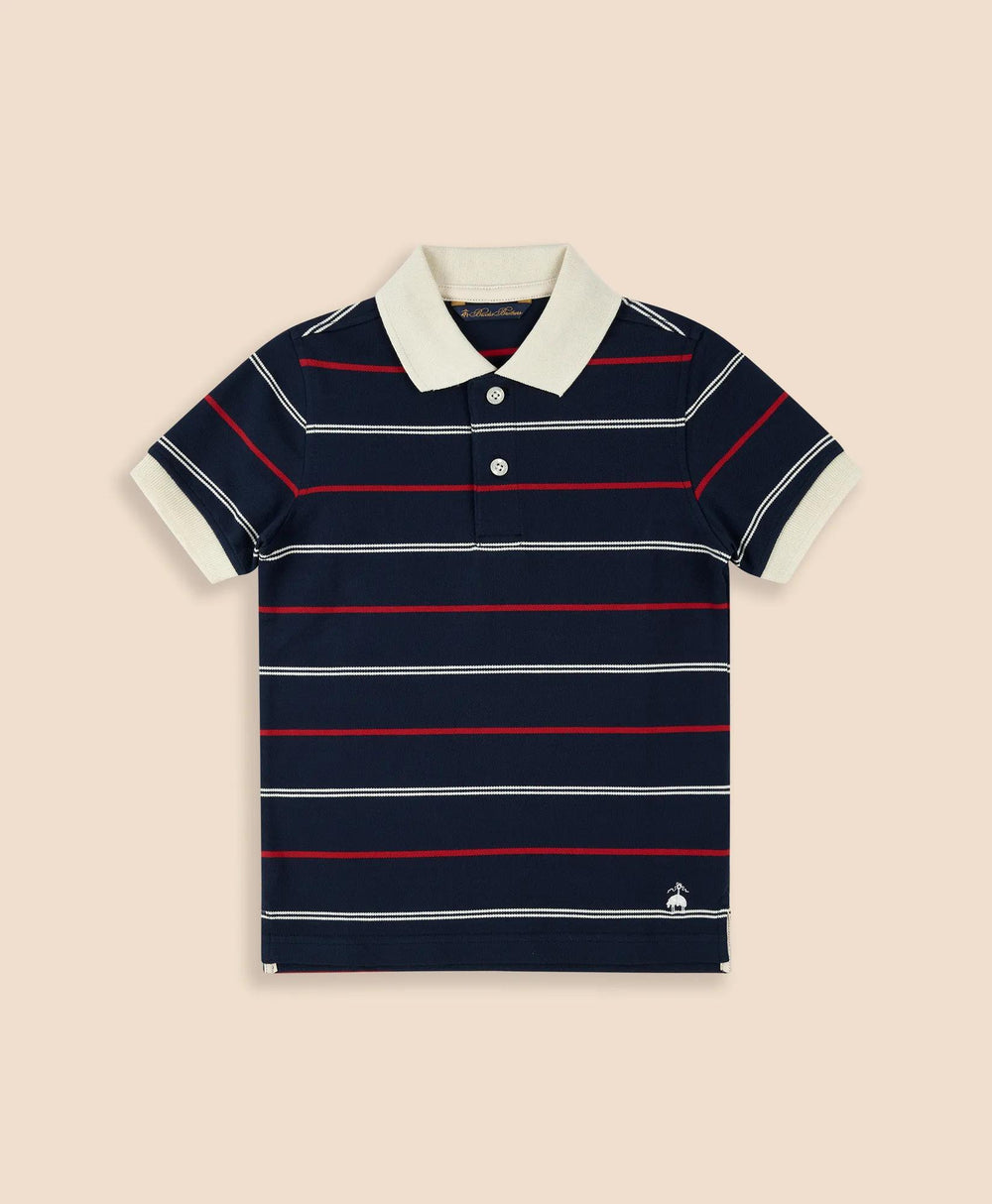 Boys Cotton-Blend Pique Polo Shirt | Brooks Brothers cheap