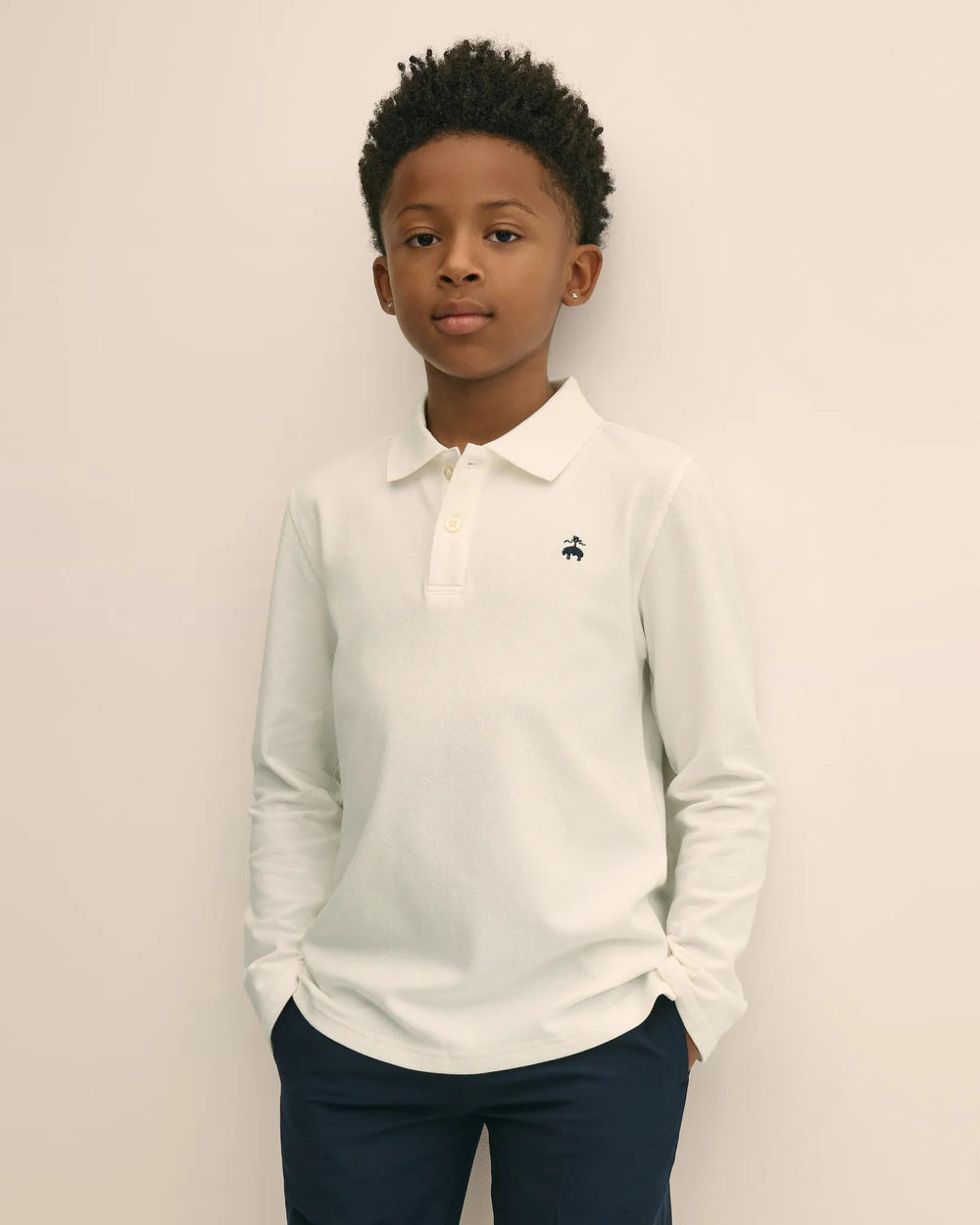 Boys Cotton-Blend Pique Polo Shirt | Brooks Brothers sale