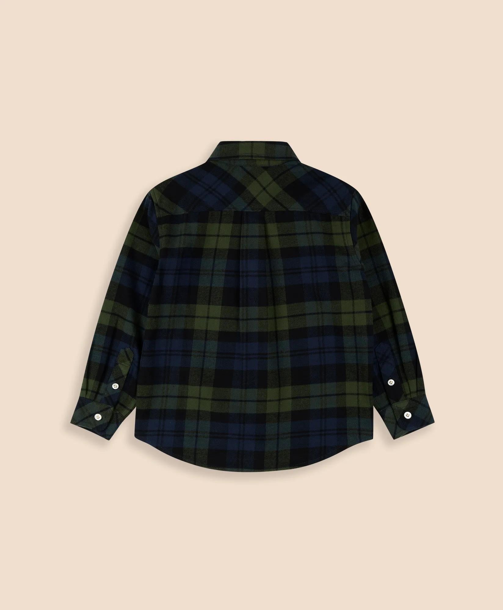Boys Cotton Brushed Flannel Shirt | Brooks Brothers cheap