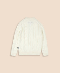 Boys Cotton Cable Knit Quarter-Zip Sweater | Brooks Brothers discount