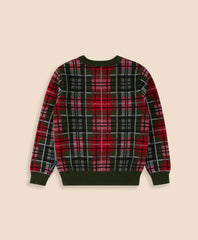 Boys Cotton Jacquard Tartan Sweater | Brooks Brothers sale