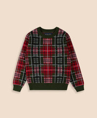 Boys Cotton Jacquard Tartan Sweater | Brooks Brothers sale