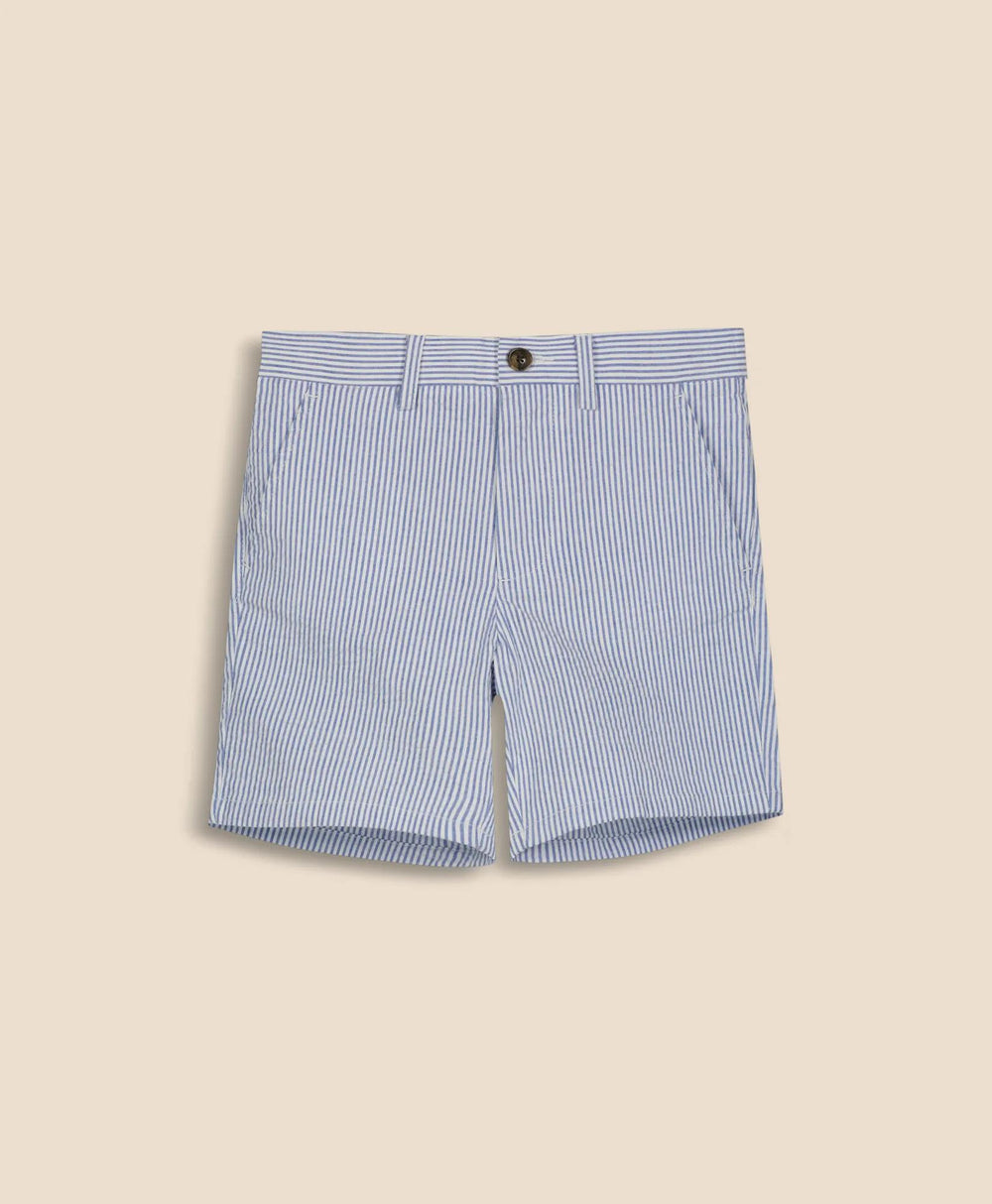 Boys Cotton Seersucker Shorts | Brooks Brothers online shop