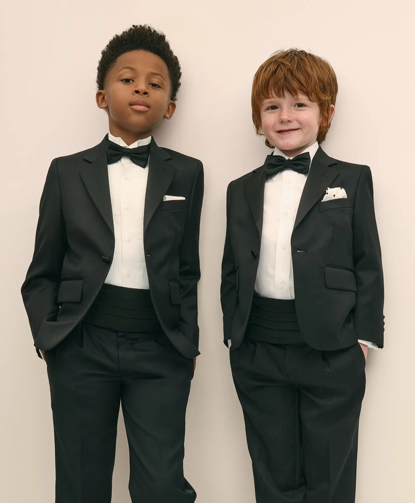 Boys Junior One-Button Tuxedo Jacket | Brooks Brothers sale