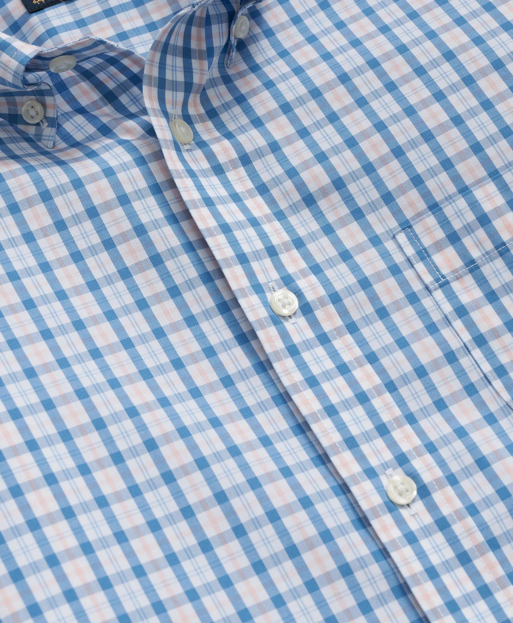 Boys Non-Iron Broadcloth Polo Button-Down Collar Check Sport Shirt | Brooks Brothers sale