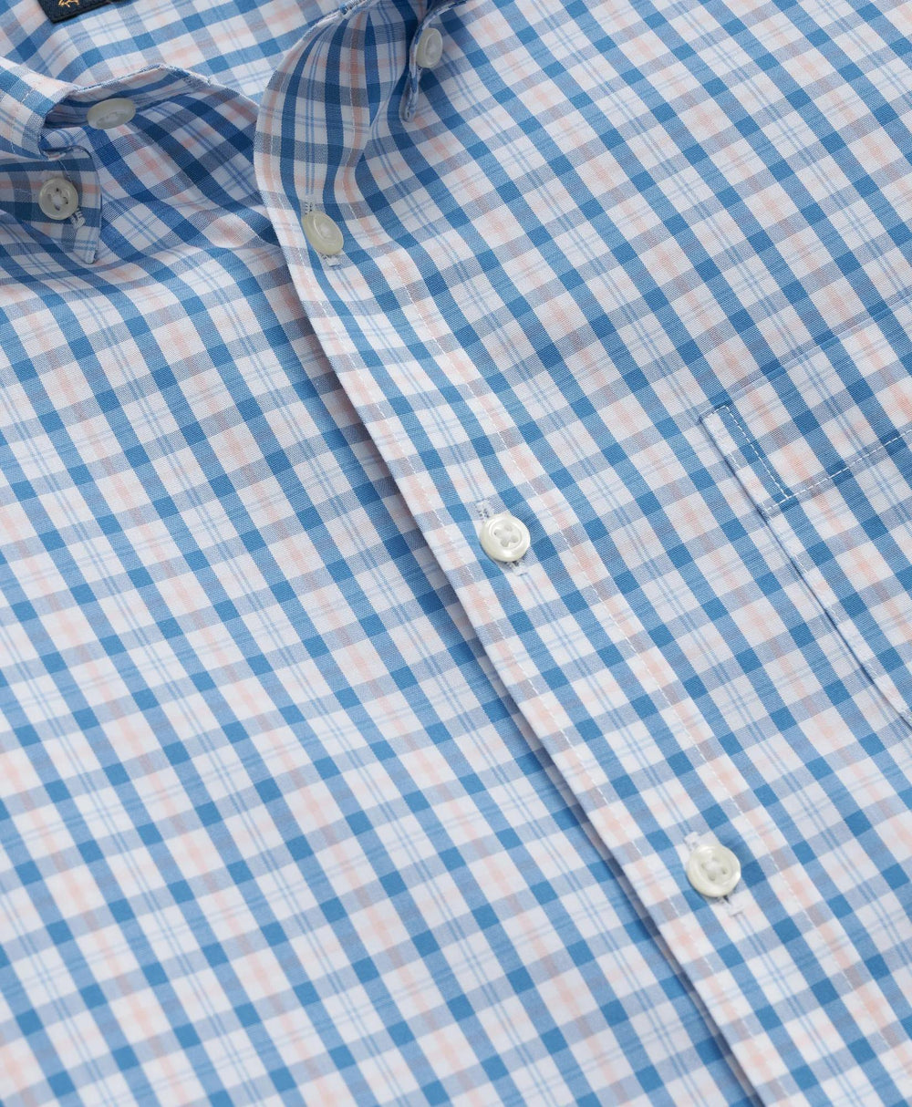 Boys Non-Iron Broadcloth Polo Button-Down Collar Check Sport Shirt | Brooks Brothers sale