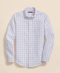 Boys Non-Iron Broadcloth Polo Button-Down Collar Check Sport Shirt | Brooks Brothers sale