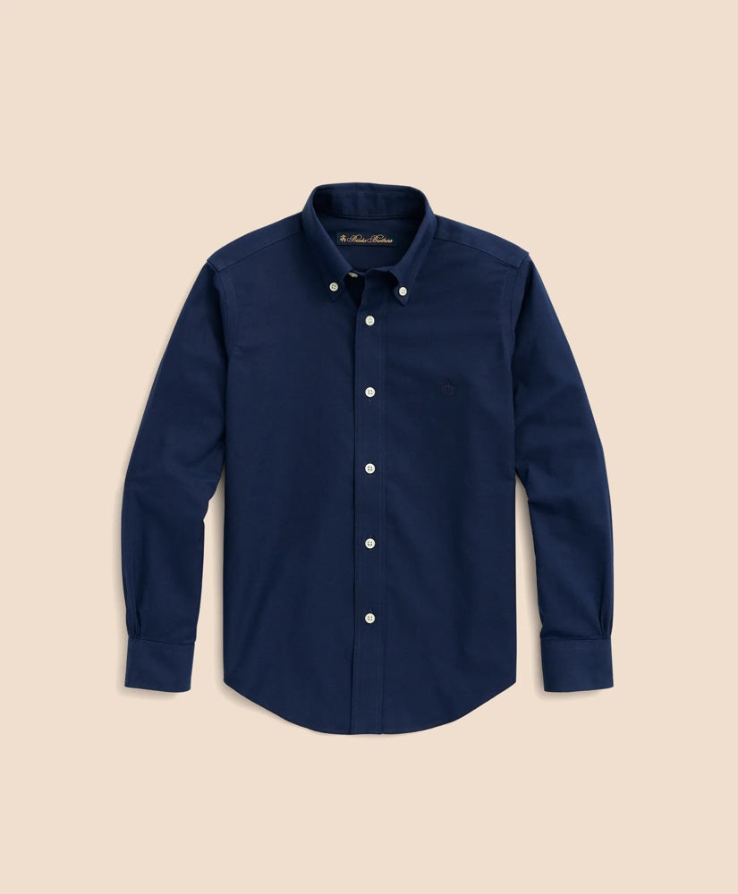 Boys Non-Iron Stretch Cotton Oxford Sport Shirt | Brooks Brothers cheap