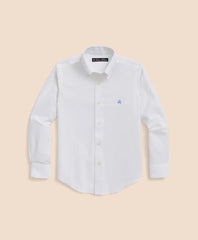Boys Non-Iron Stretch Cotton Oxford Sport Shirt | Brooks Brothers cheap