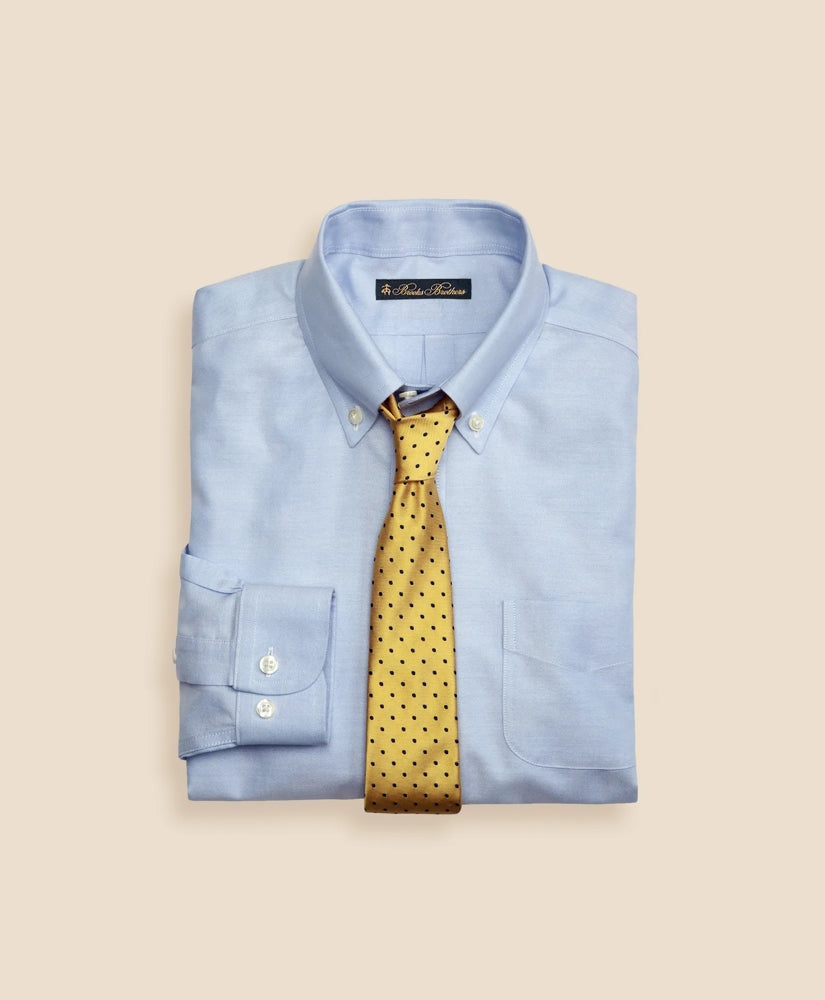 Boys Non-Iron Supima® Oxford Polo Button-Down Dress Shirt | Brooks Brothers sale