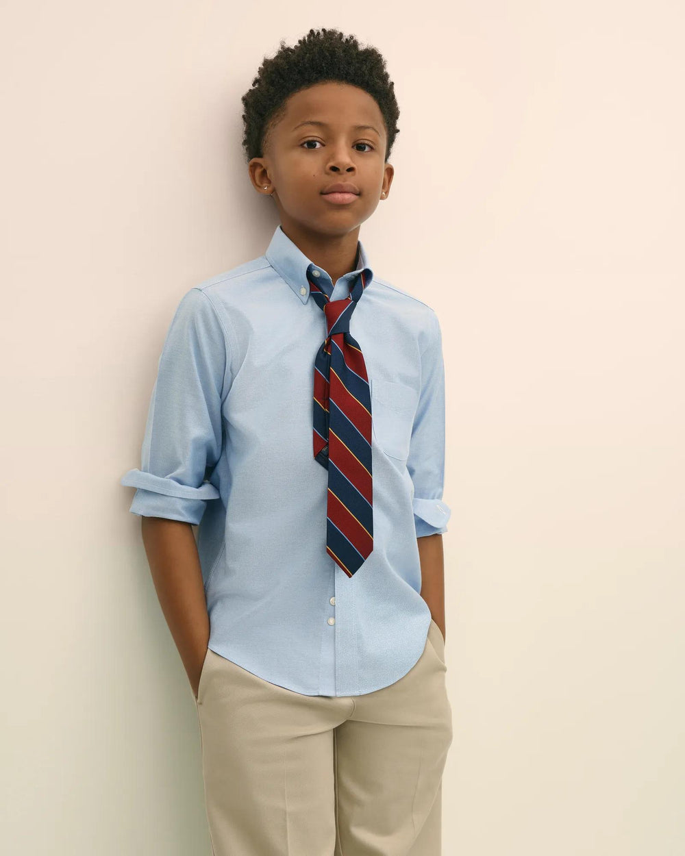 Boys Non-Iron Supima® Oxford Polo Button-Down Dress Shirt | Brooks Brothers sale