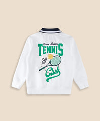 Boys Point Collar Tennis-Graphic Sweatshirt | Brooks Brothers on sale