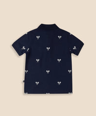 Boys Stretch Cotton Tennis- Racquet- Embroidered Pique Polo Shirt | Brooks Brothers cheap