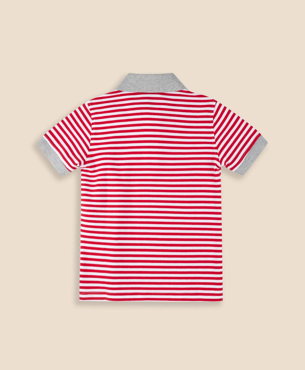 Boys Striped Pique Polo Shirt | Brooks Brothers cheap