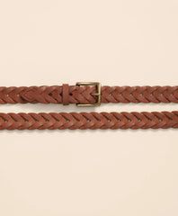 Braided Leather Belt | Brooks Brothers for sale