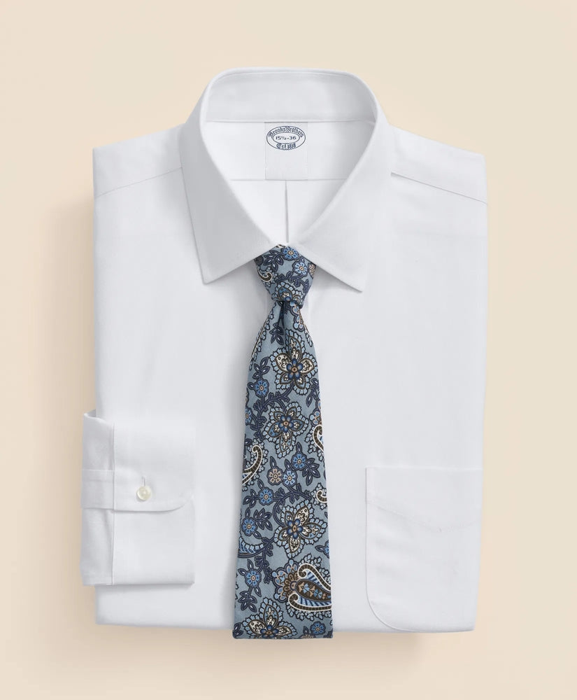 Brooks Brothers Explorer Collection Non-Iron Twill Ainsley Collar, Dress Shirt | Brooks Brothers cheap