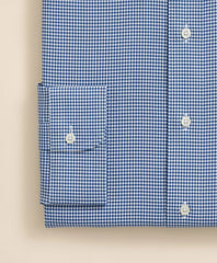 Brooks Brothers Explorer Collection Non-Iron Twill Ainsley Collar Gingham, Dress Shirt | Brooks Brothers on sale