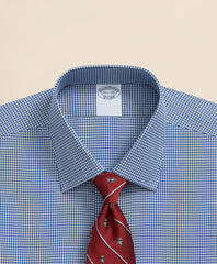 Brooks Brothers Explorer Collection Non-Iron Twill Ainsley Collar Gingham, Dress Shirt | Brooks Brothers on sale
