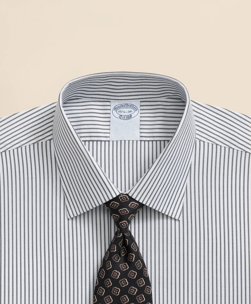 Brooks Brothers Explorer Collection Non-Iron Twill Ainsley Collar Striped, Dress Shirt | Brooks Brothers cheap