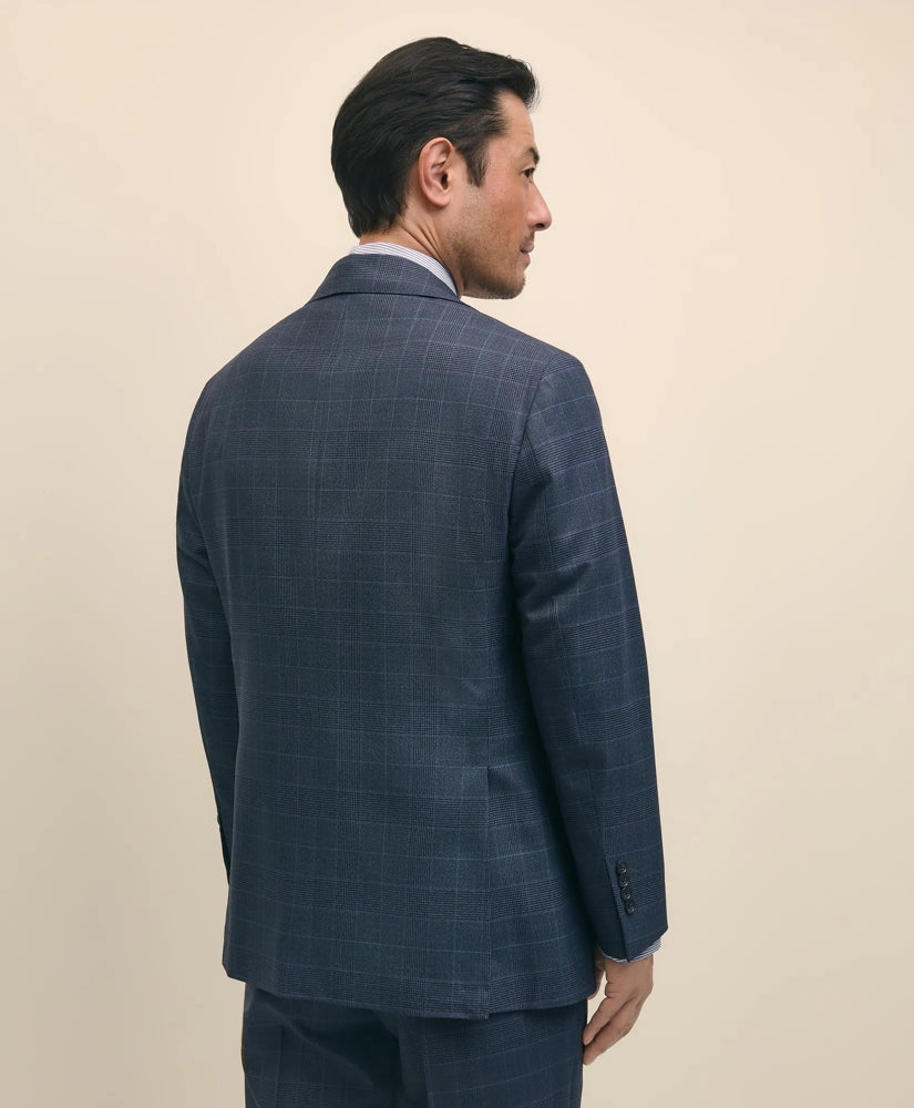 Brooks Brothers Explorer Collection Slim Fit Wool Overcheck Suit Jacket | Brooks Brothers on sale