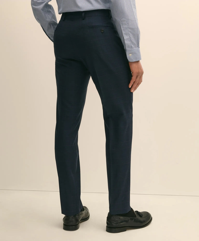 Brooks Brothers Explorer Collection Slim Fit Wool Overcheck Suit Pants | Brooks Brothers for sale