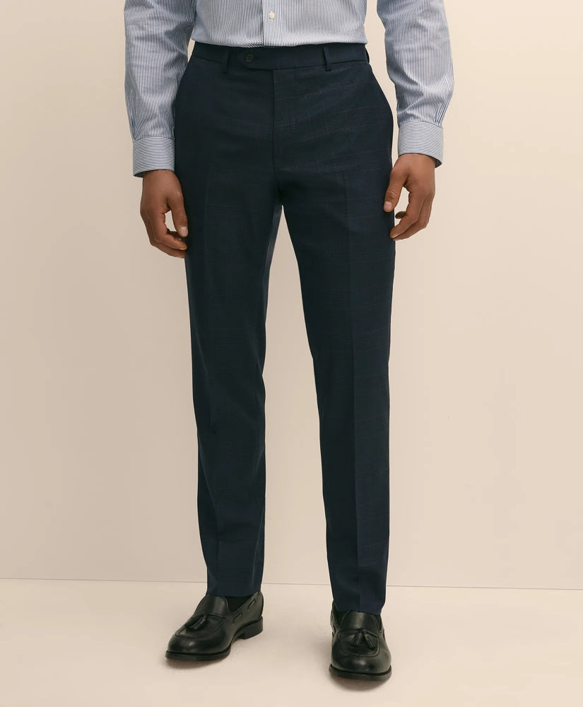 Brooks Brothers Explorer Collection Slim Fit Wool Overcheck Suit Pants | Brooks Brothers for sale