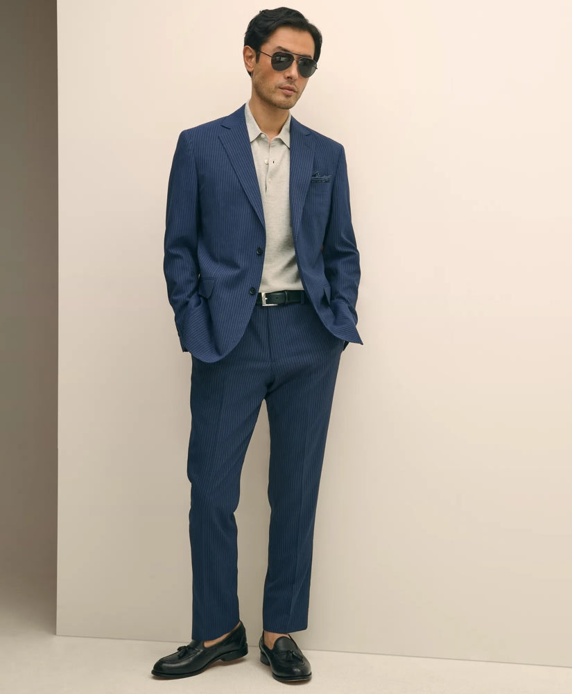 Brooks Brothers Explorer Collection Slim Fit Wool Pinstripe Suit Jacket | Brooks Brothers for sale